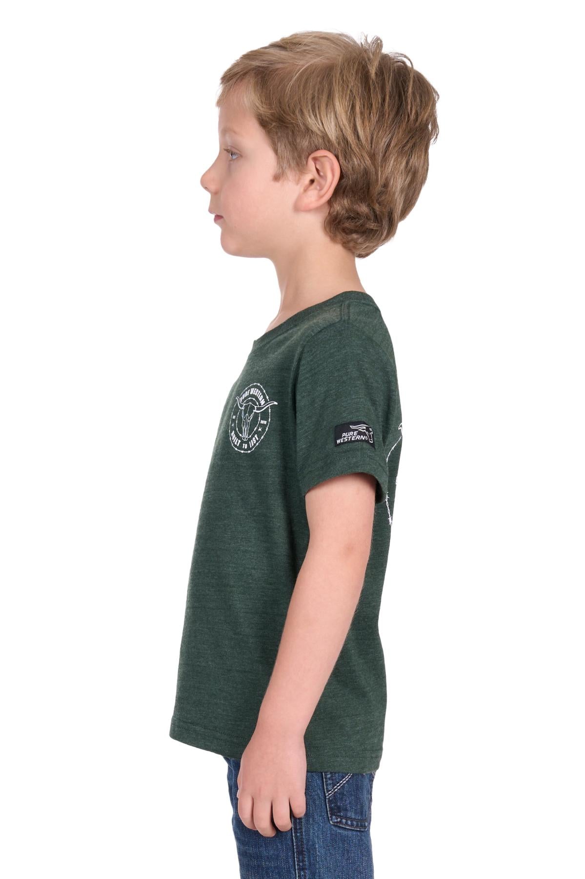 Pure Western Boys Walker S/S Tee - P5S3503083