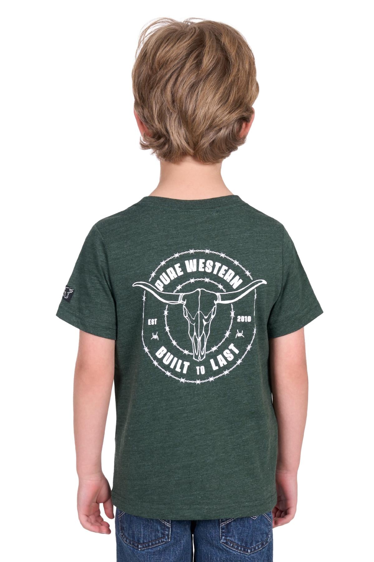 Pure Western Boys Walker S/S Tee - P5S3503083