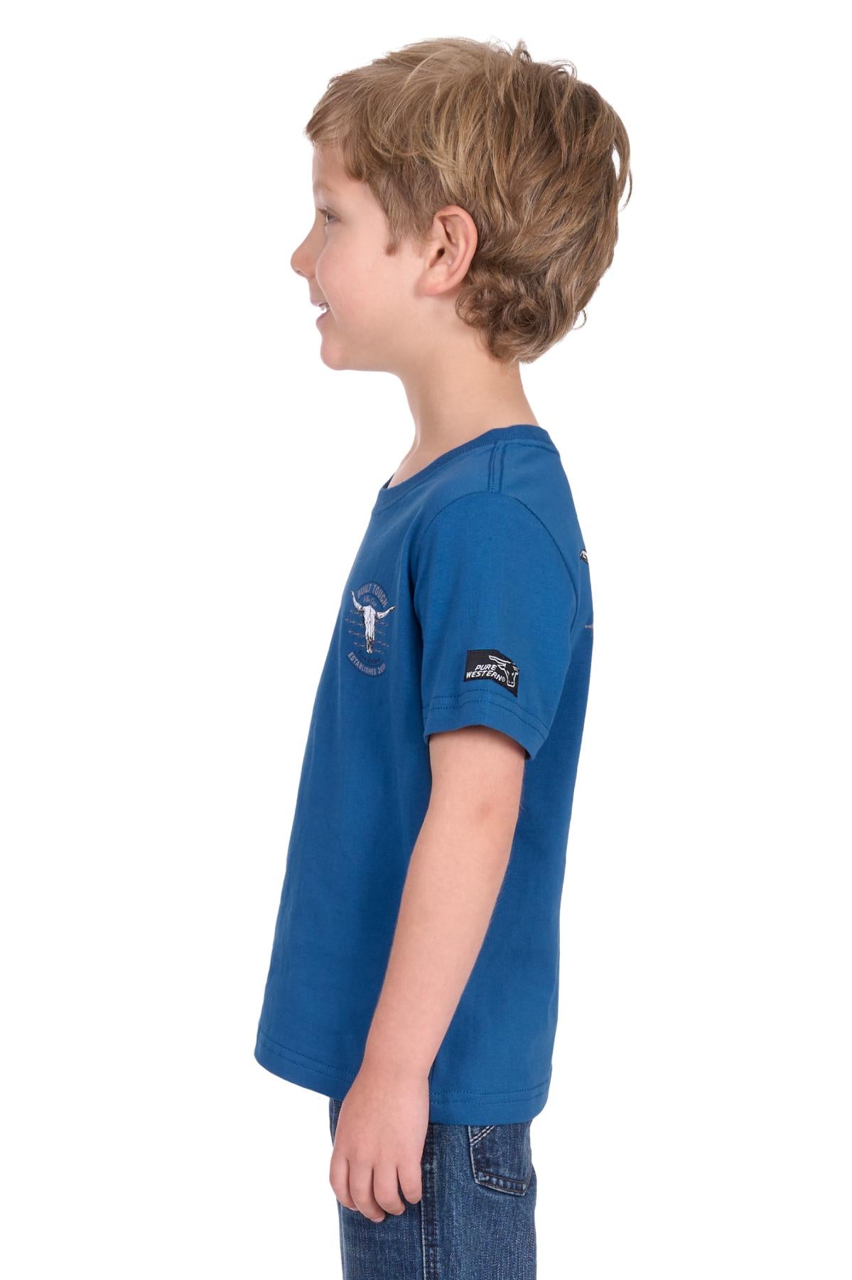 Pure Western Boys Frank S/S Tee - P5S3503084
