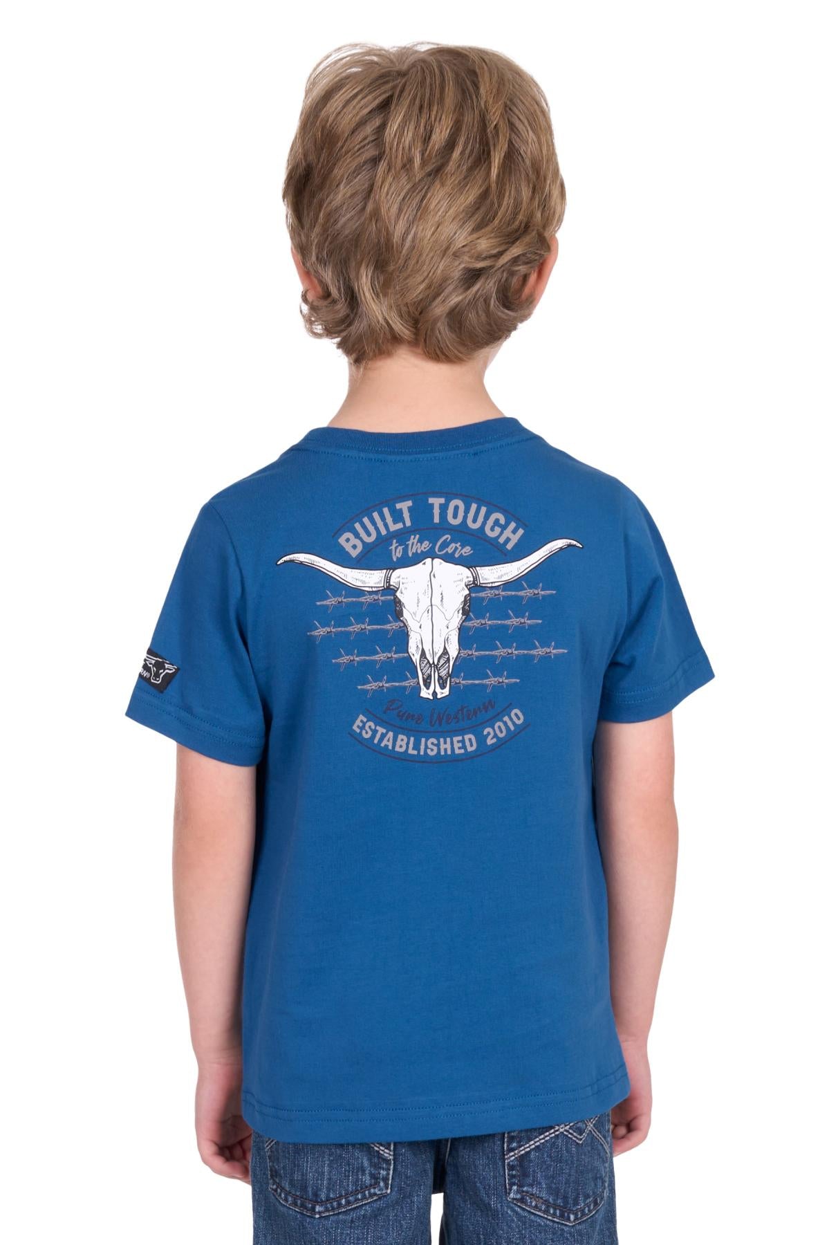 Pure Western Boys Frank S/S Tee - P5S3503084