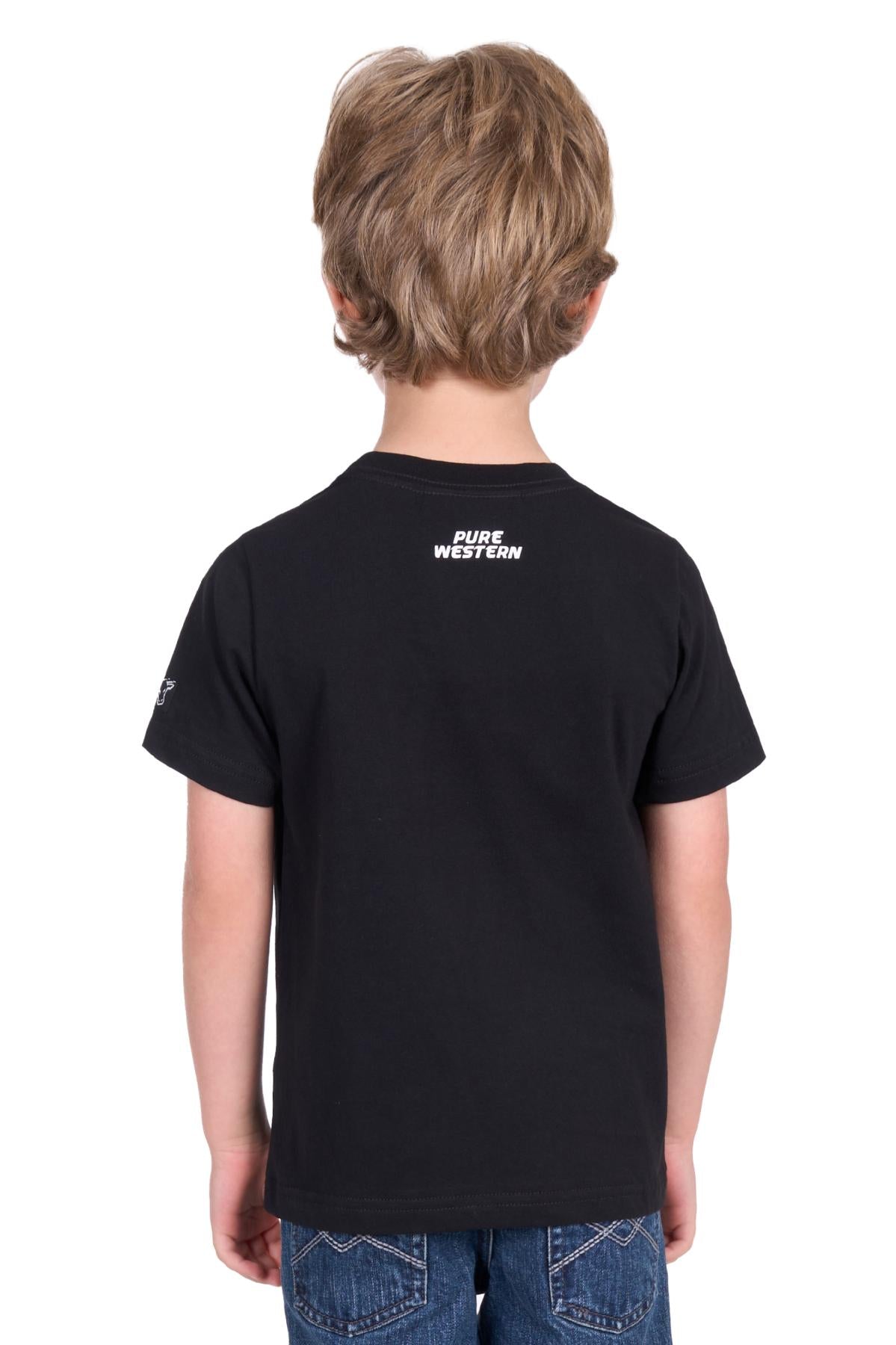 Pure Western Boys Terry S/S Tee - P5S3503088