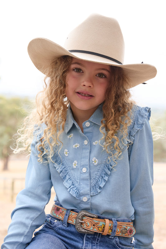 Pure Western Girls Pheobe L/S Shirt