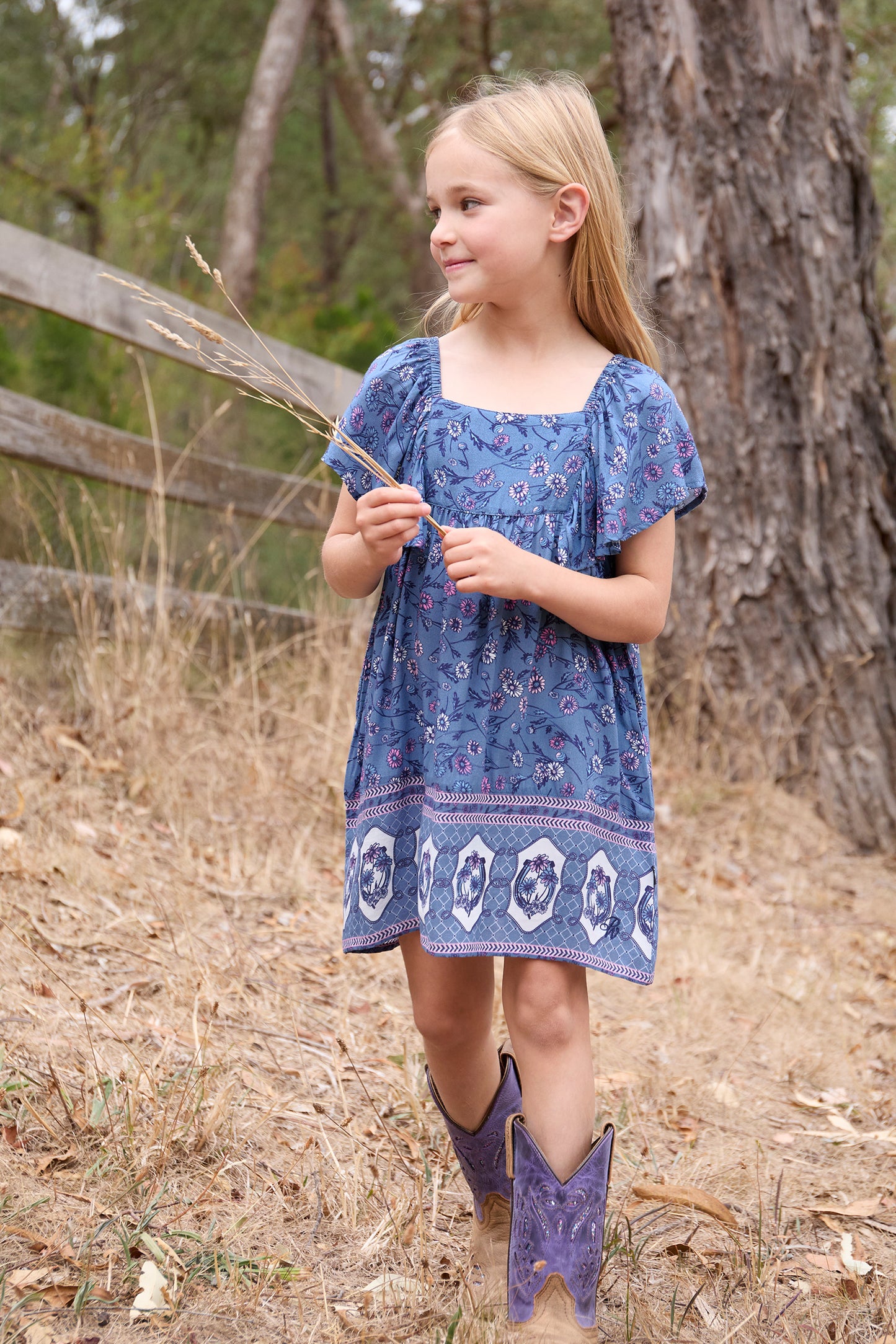 Pure Western Girls Amanda Short Sleeve Dress - P5S5400137