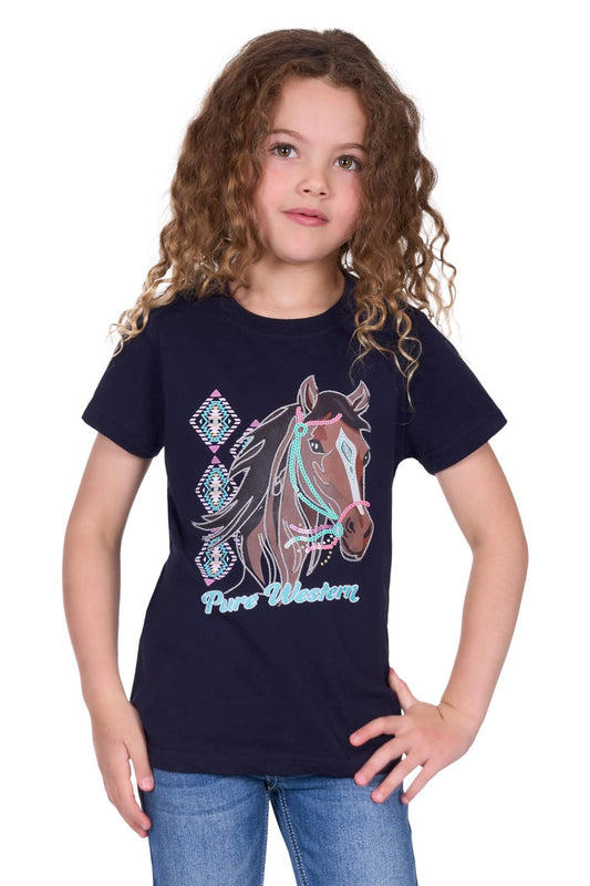 Pure Western Girls Ashlyn S/S Tee - P5S5576145