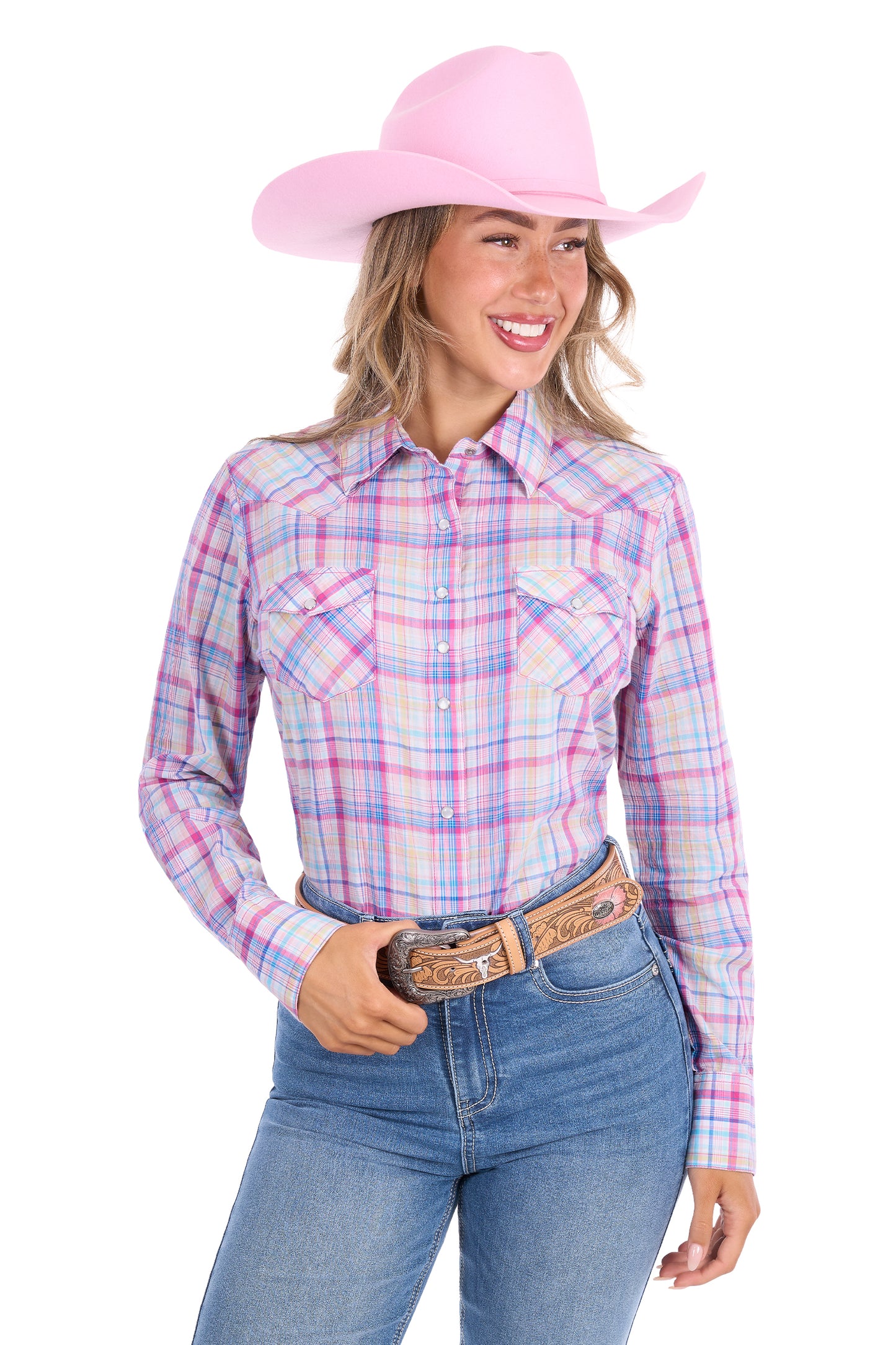 Pure Western Ladies Kari L/S Shirt - P6S2126253