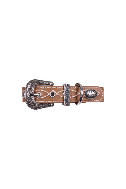 Pure Western Carey Dog Collar - Tan - P6S2937CLR