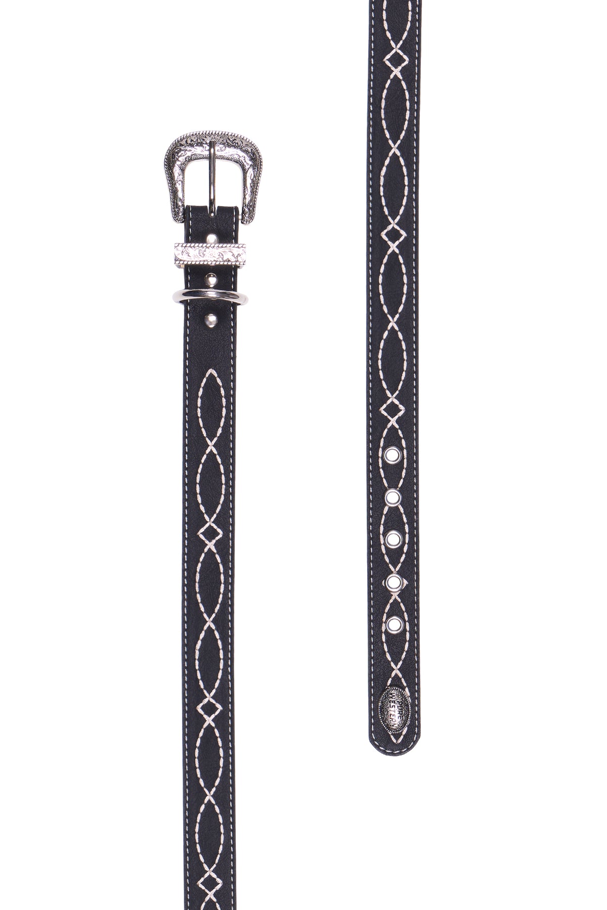 Pure Western Carey Dog Collar - Black - P6S2937CLR