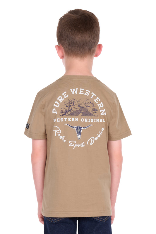 Pure Western Boys Craig Short Sleeve Tee - P6S3503312
