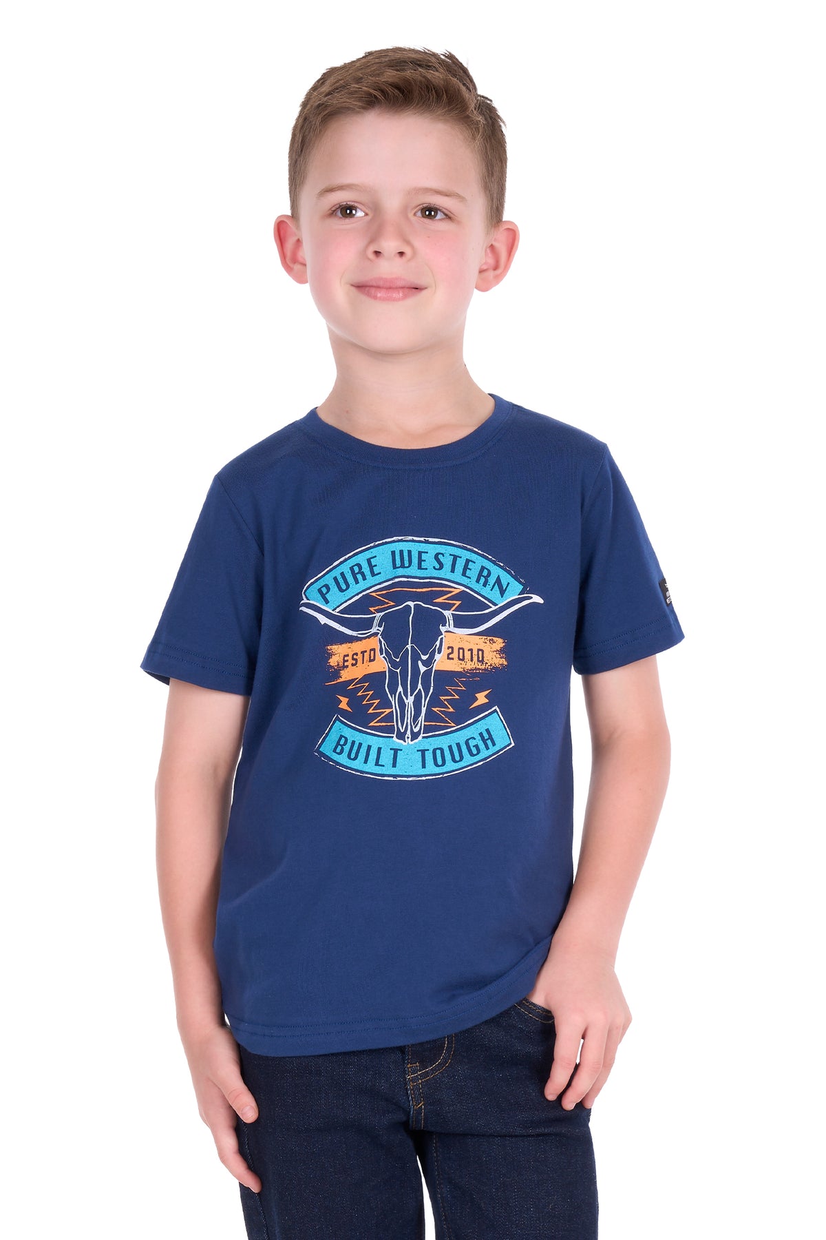 Pure Western Boys Dale Short Sleeve Tee - P6S3503319