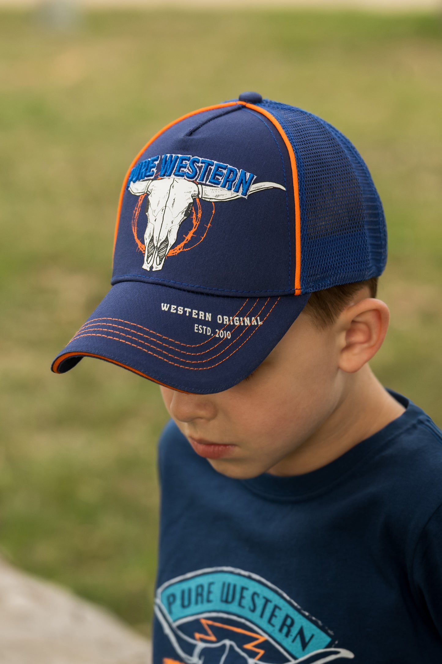 Pure Western Kids Tony Trucker Cap - P6S3904CAP