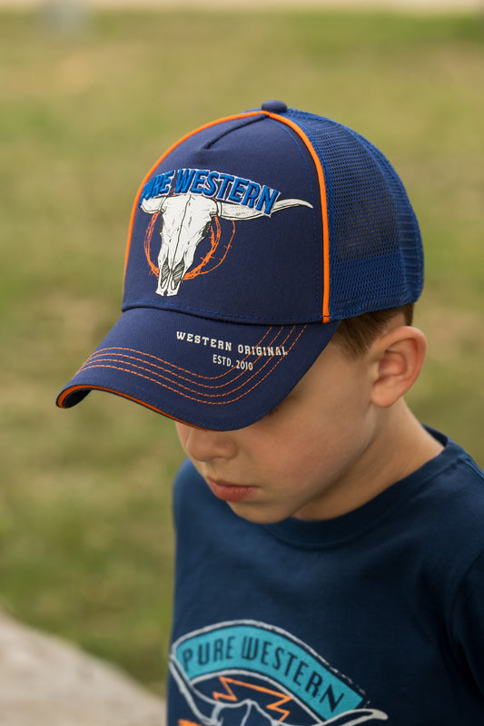 Pure Western Kids Tony Trucker Cap - P6S3904CAP