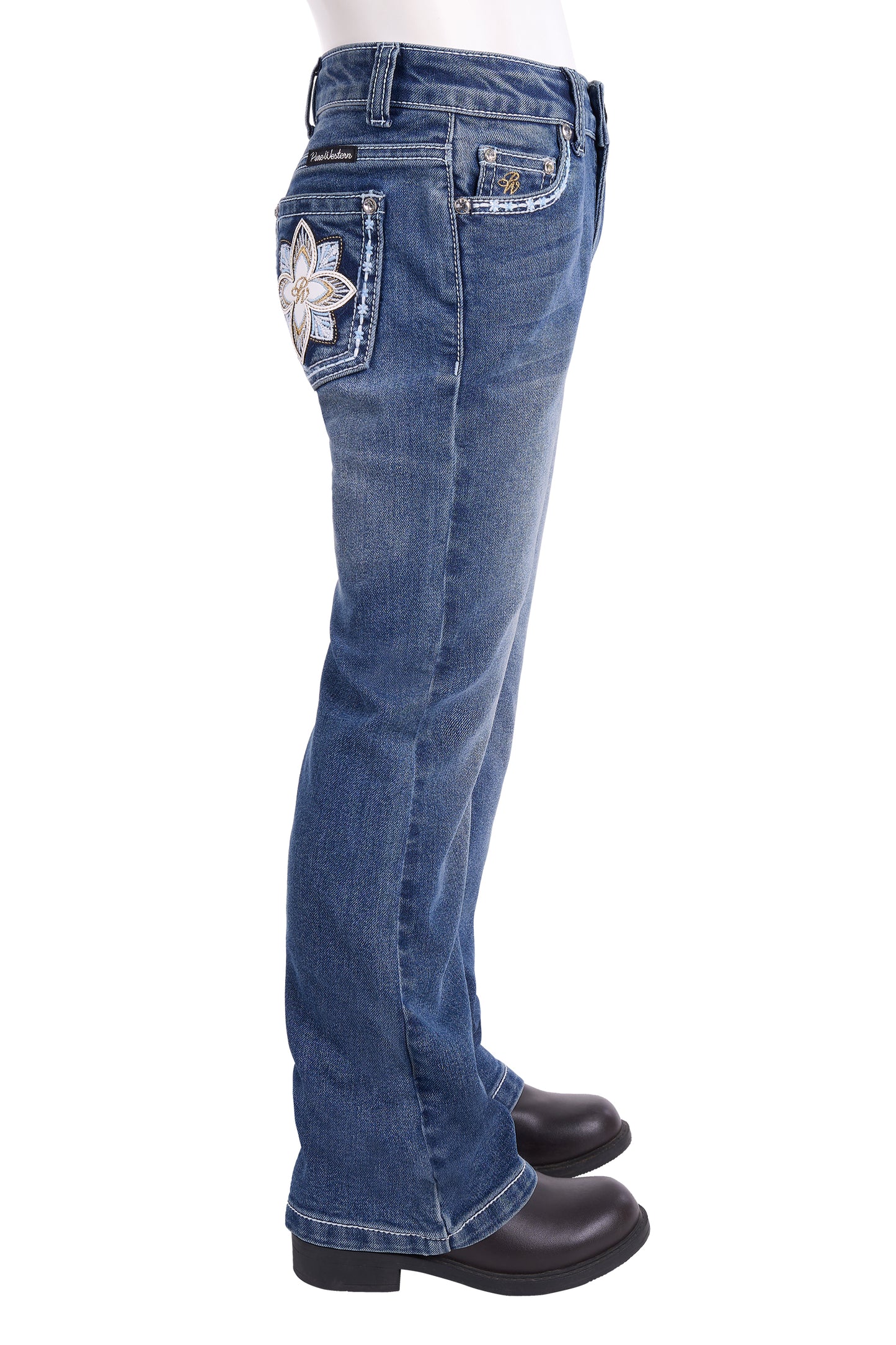 Pure Western Girls Bella Boot Cut Jean - P6S5208342