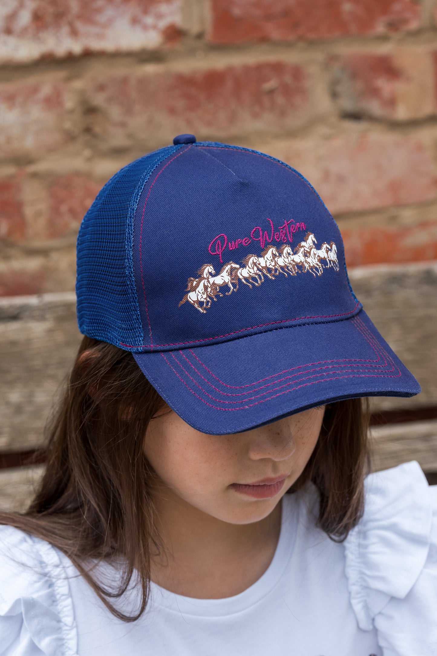 Pure Western Kids Harper Trucker Cap - P6S5952CAP