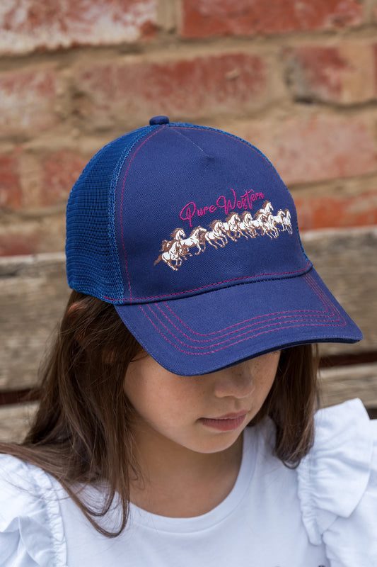 Pure Western Kids Harper Trucker Cap - P6S5952CAP