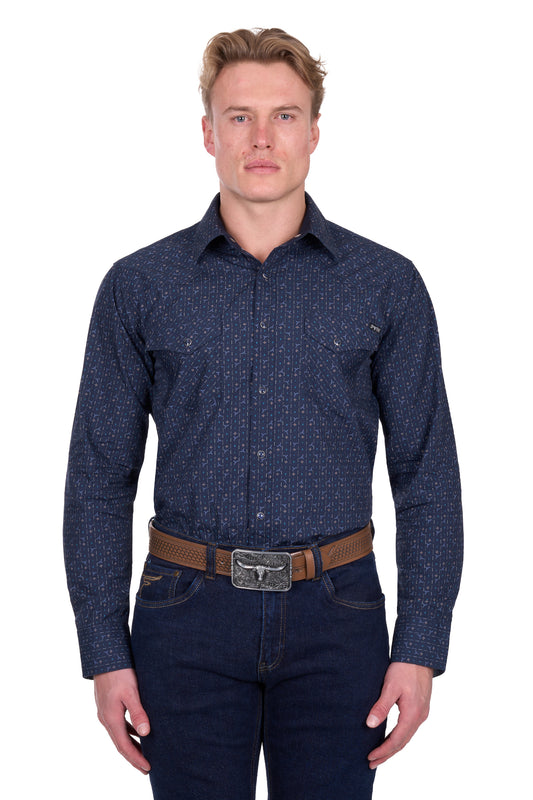 Pure Western Mens Marc L/S Shirt - P6W1100161