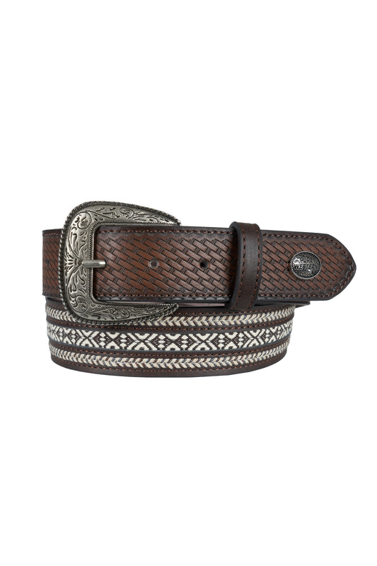 Pure Western Reid Belt - P6W1981BLT - Dark Tan