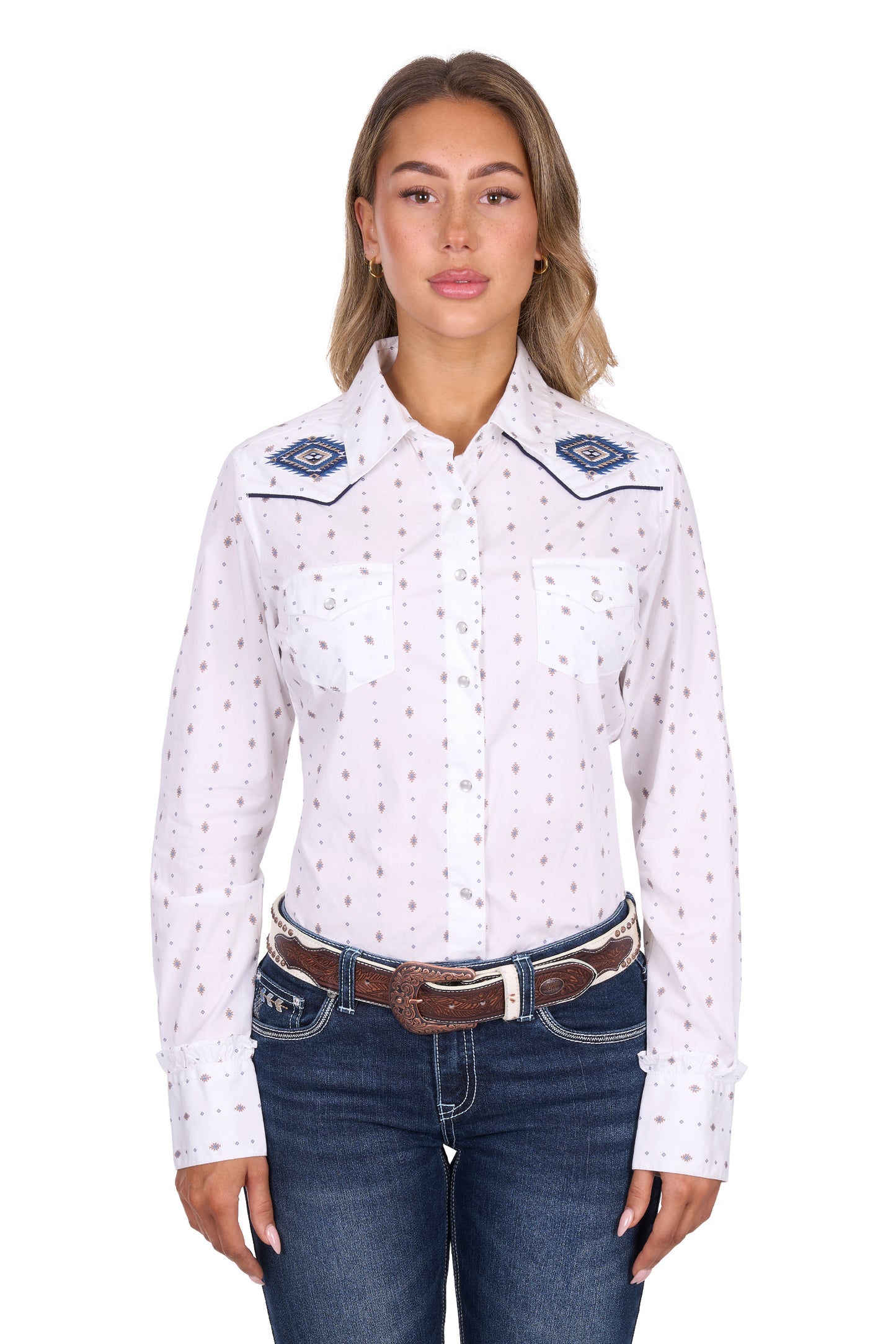 Pure Western Ladies Shawna L/S Shirt - P6W2127198
