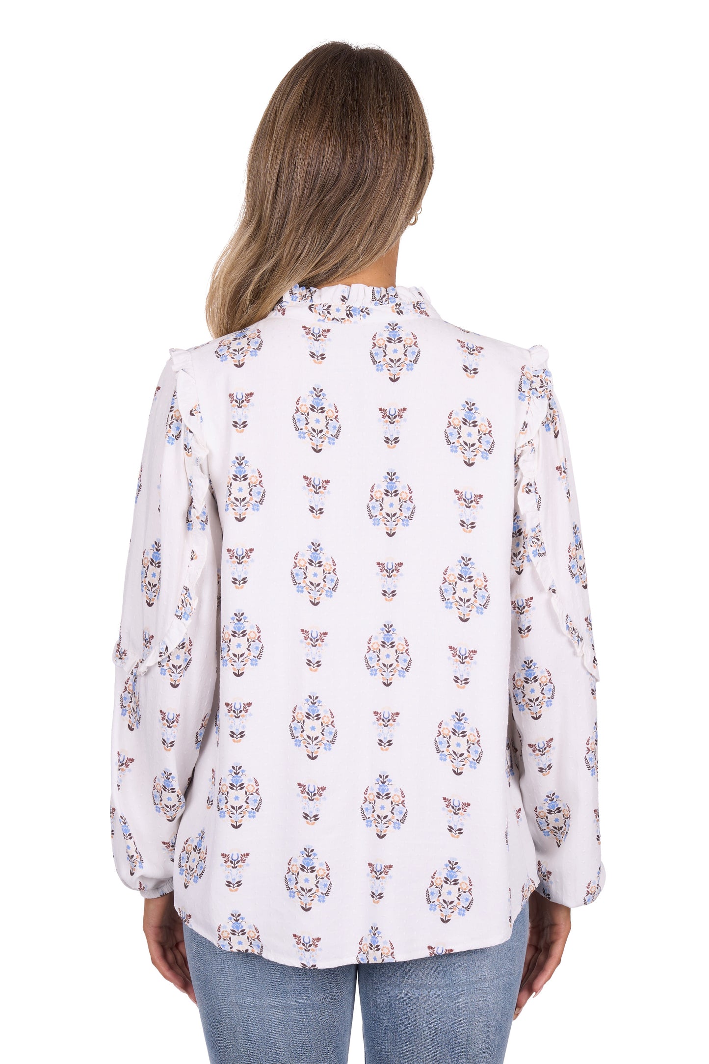 Pure Western Ladies Keeley L/S Blouse - P6W2541192