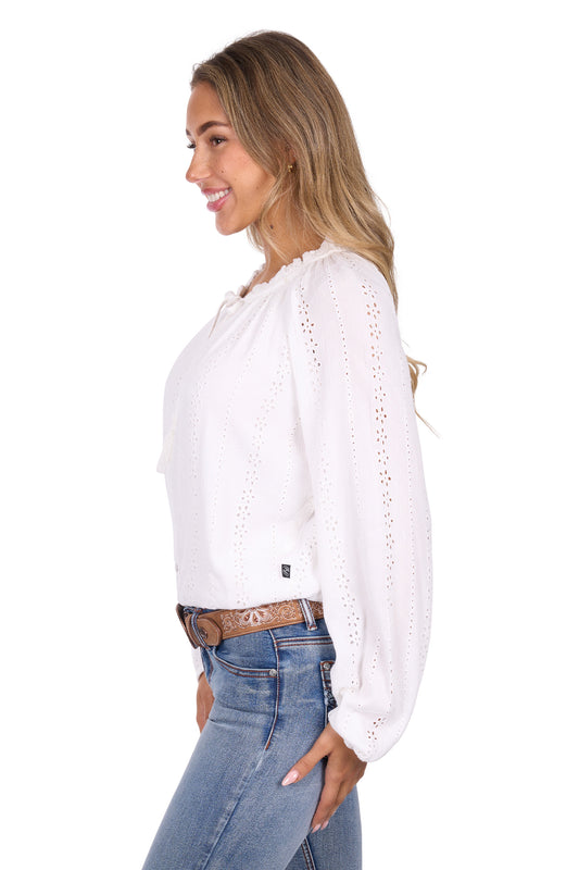 Pure Western Ladies Pepper L/S Blouse - P6W2541194