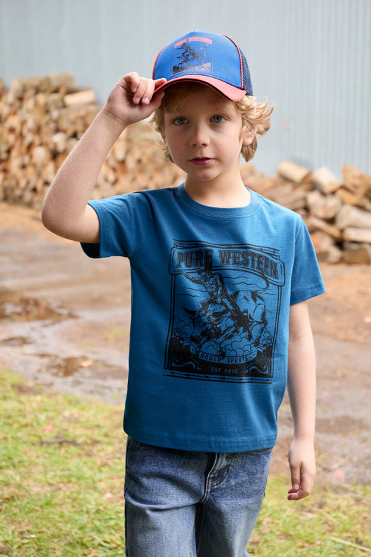 Pure Western Boys Rodeo S/S Tee - P6W3503171