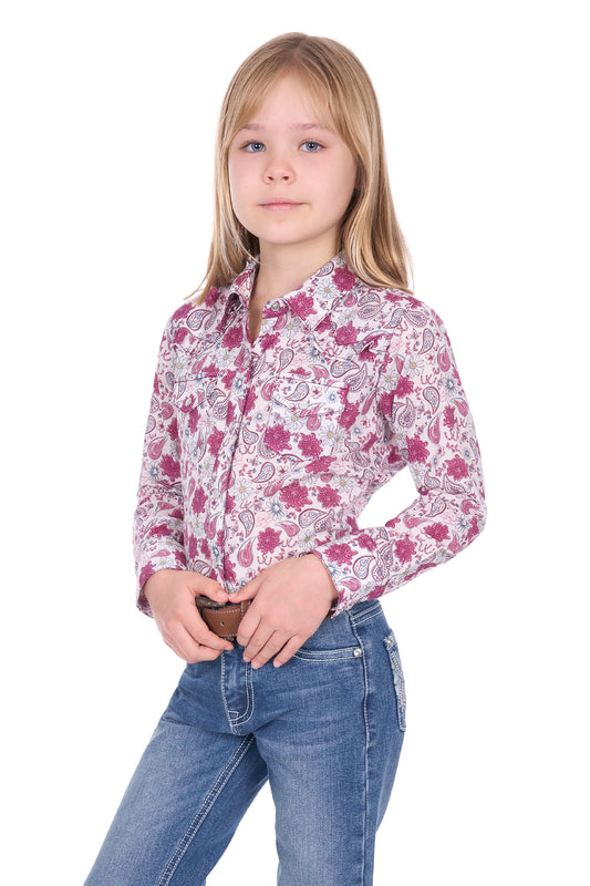 Pure Western Girls Marsha L/S Shirt - P6W5127201