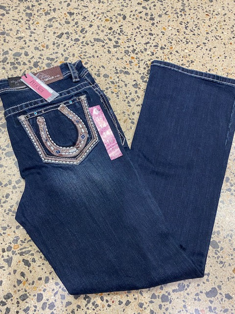 Grace in LA Easy Plus Size Jeans - Horseshoe - PB61686