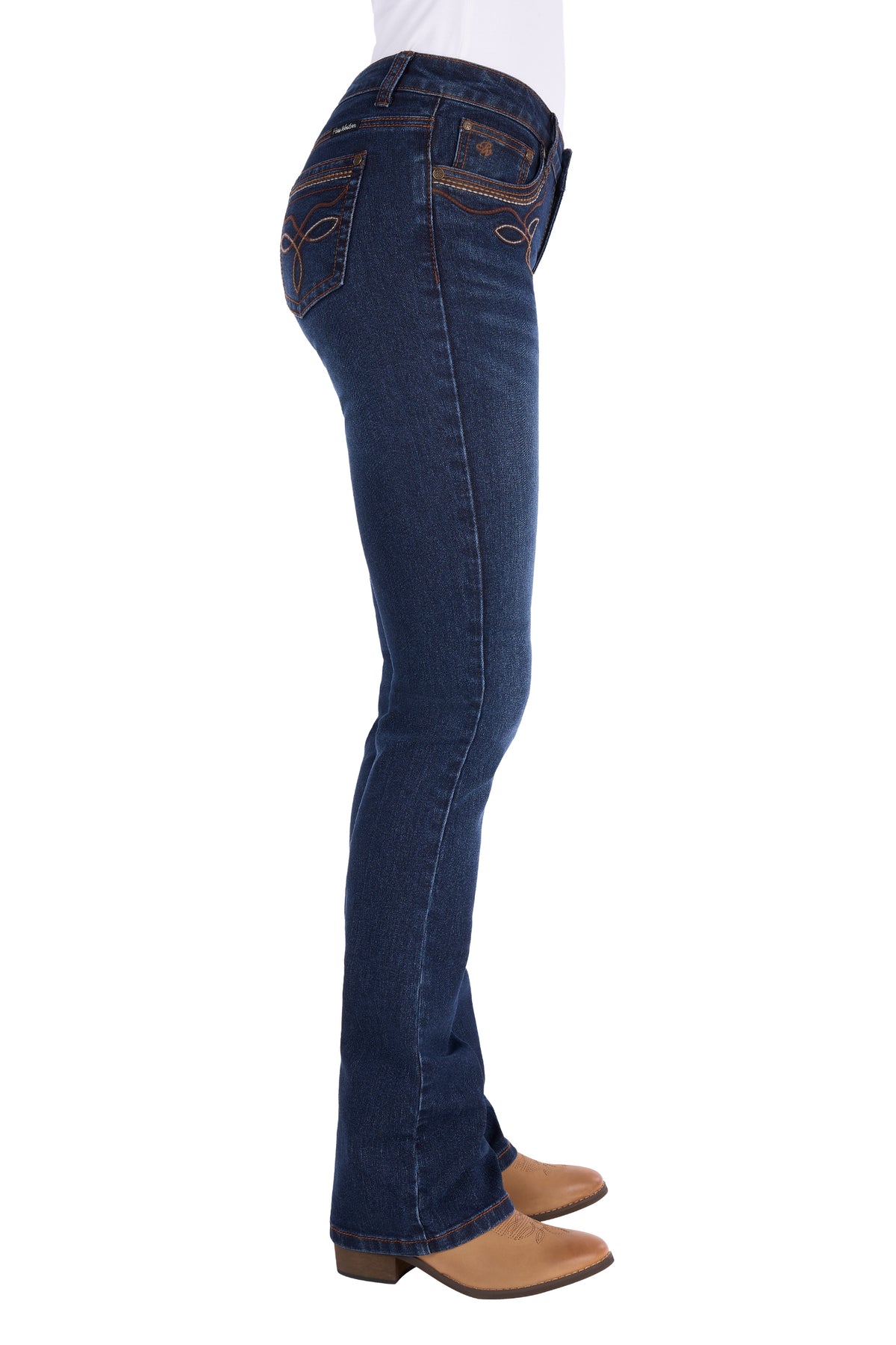 Pure Western Ladies Eden Boot Cut Jean - 34" Leg - PCP2208335