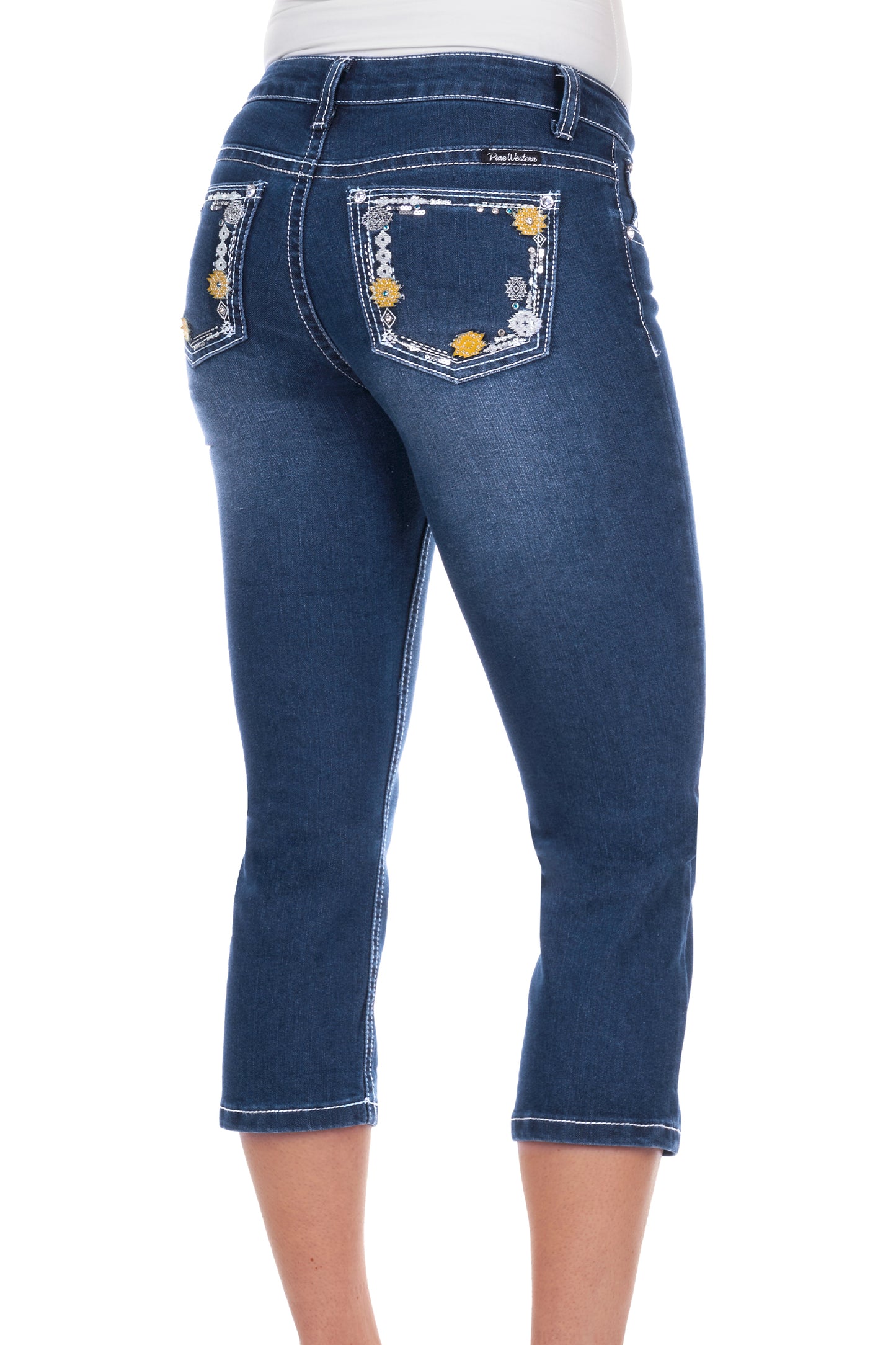 Pure Western Ladies Clementine Capri - PCP2209657
