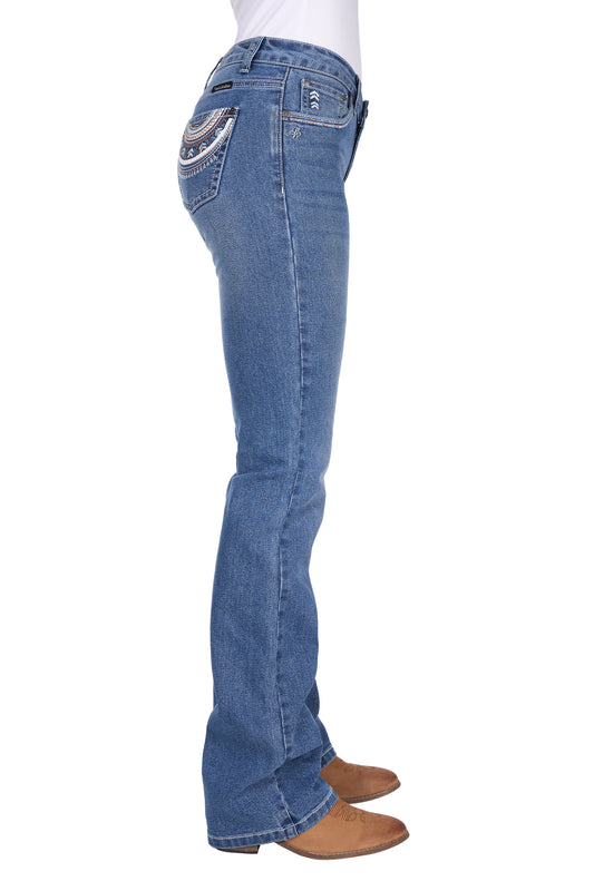 Pure Western Ladies Pat Relaxed Rider Jean - 36" Leg - PCP2210231