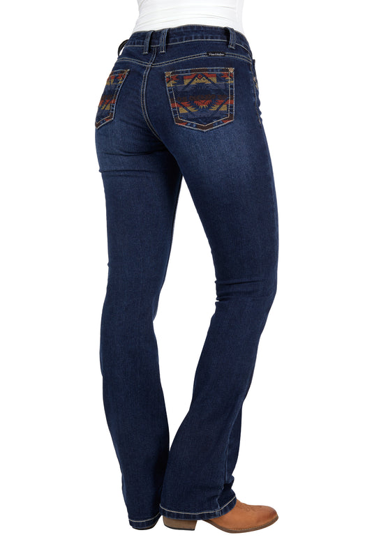 Pure Western Ladies Ola Relaxed Jean - PCP2210936
