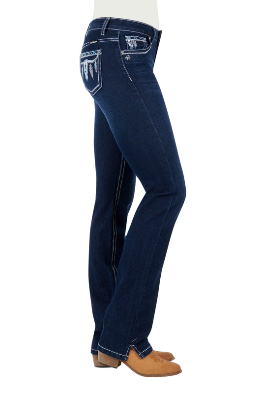 Pure Western Ladies Straight Leg Jean - PCP2212609