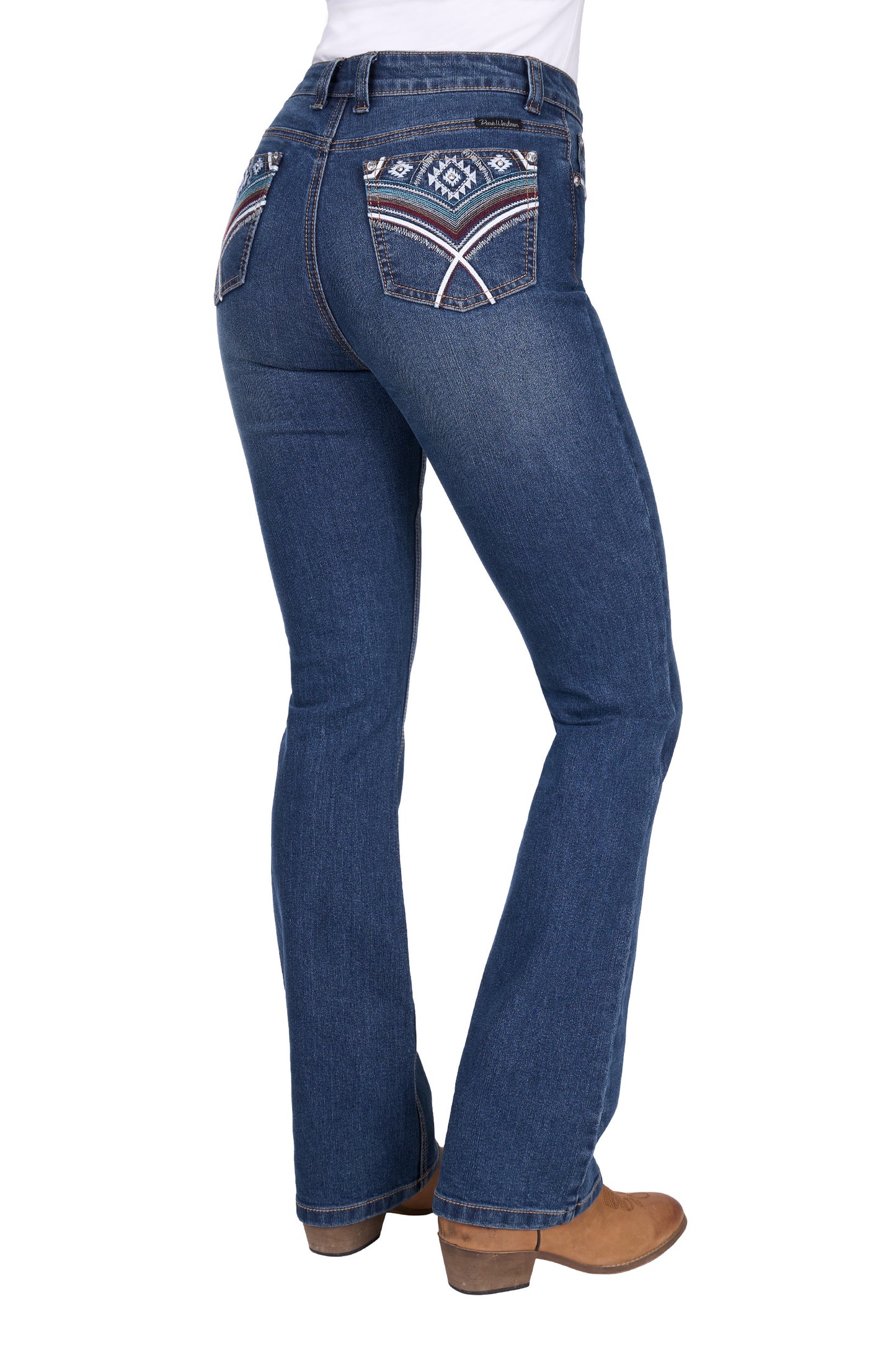 Pure Western Ladies Mary Hi Rise Bootcut Jean - PCP2213233