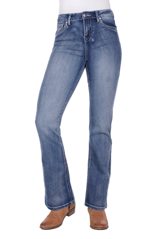 Pure Western Ladies Jemma High Waisted Boot Cut Jean - PCP2213575 and PCP2213240