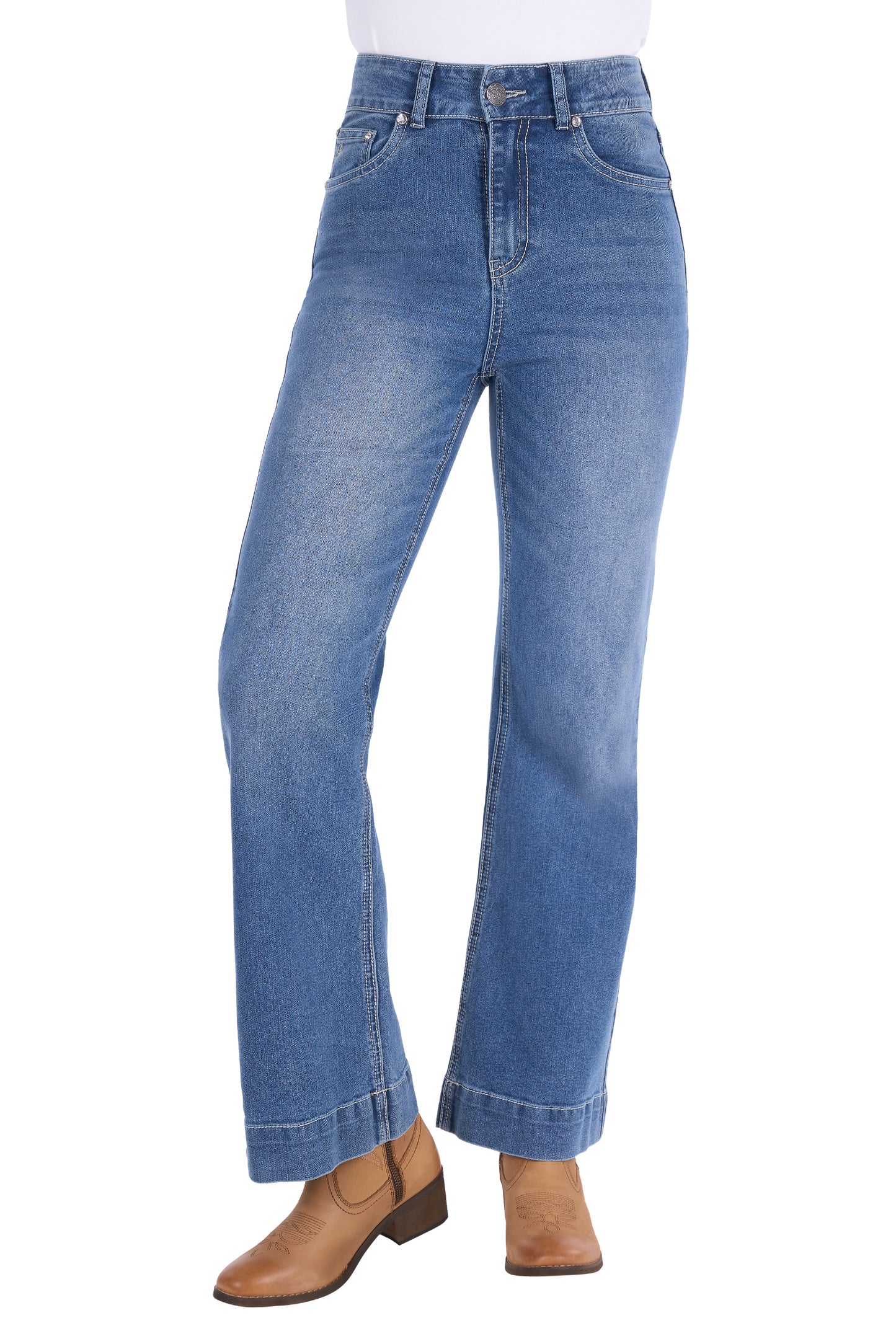 Pure Western Ladies Banks Trouser Jean 34" Leg - PCP2215334
