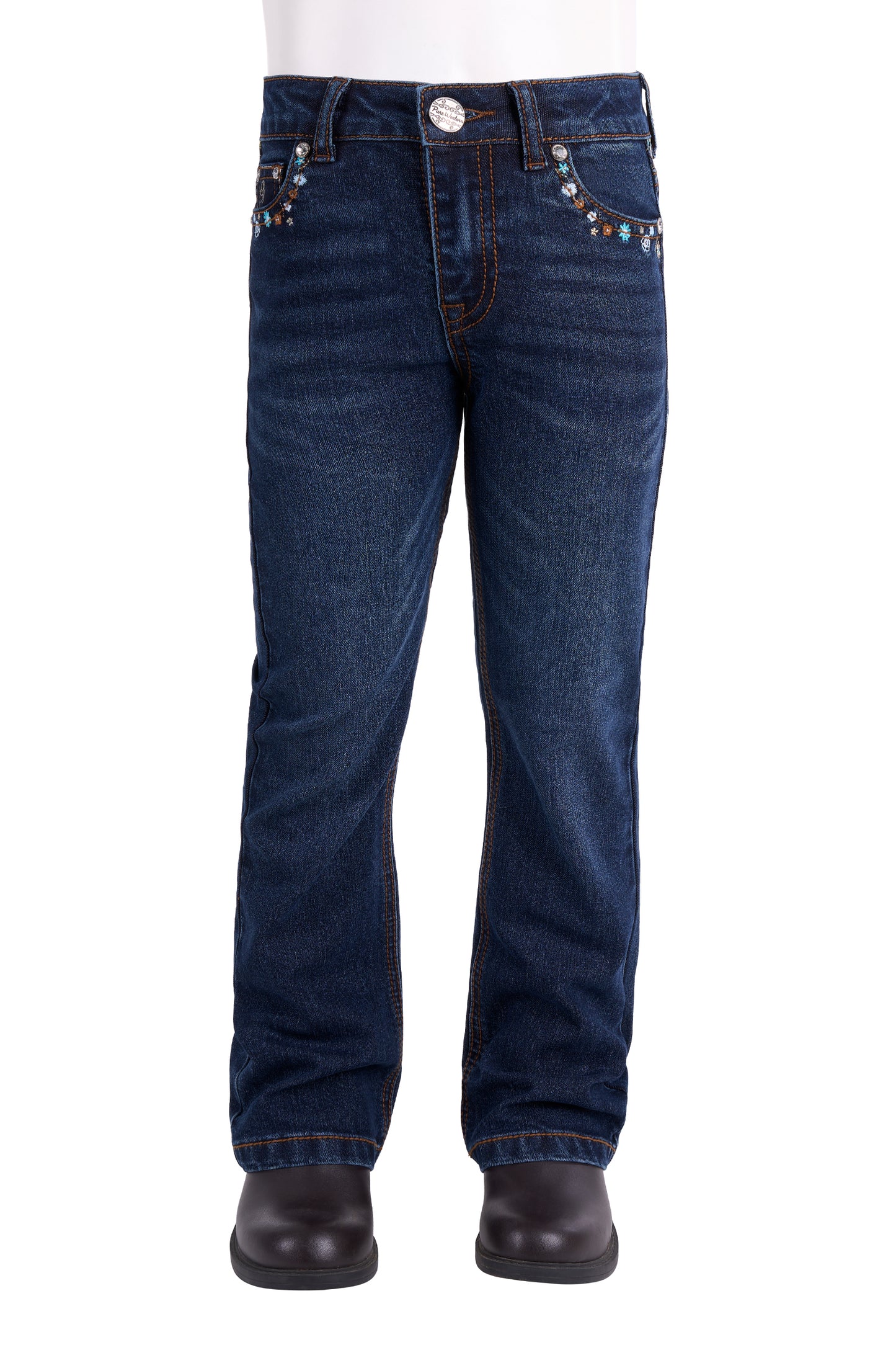 Pure Western Girls Blossom Boot Cut Jean - PCP5208341