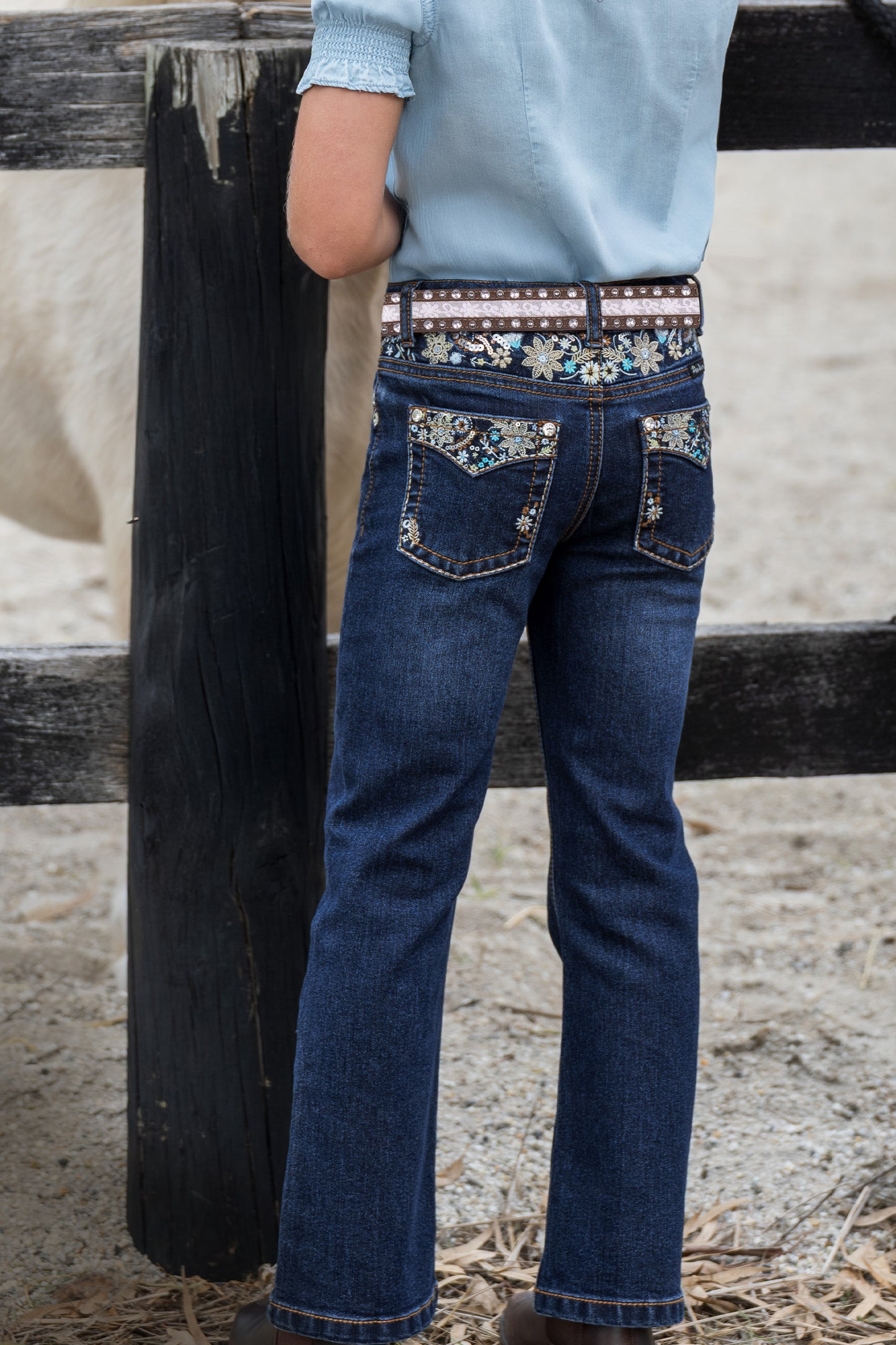 Pure Western Girls Blossom Boot Cut Jean - PCP5208341