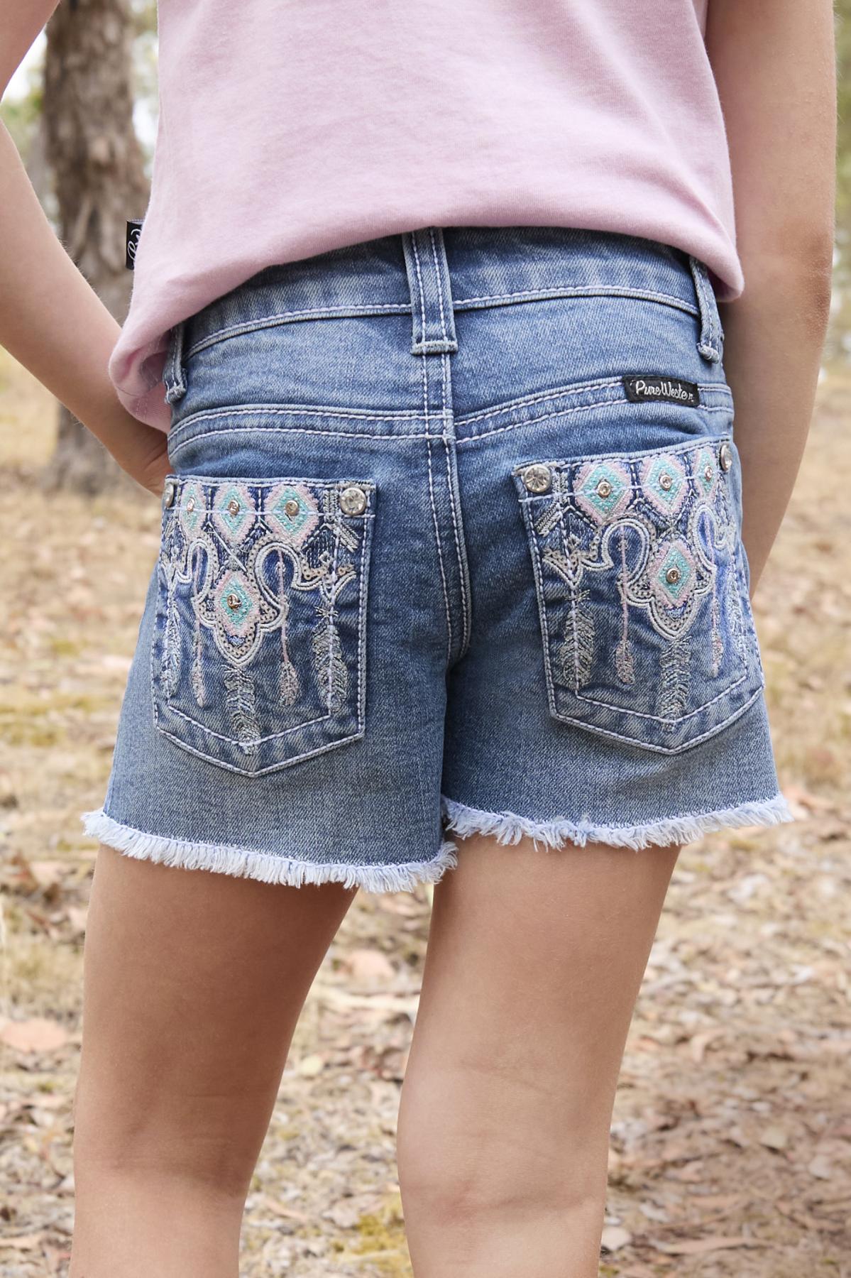 Pure Western Girls Bailey Short - PCP5305149