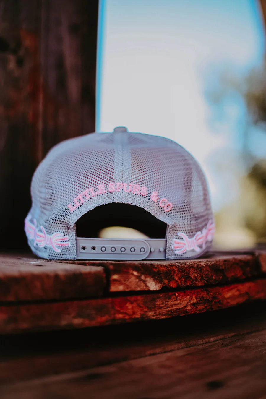 Little Spurs & Co Toddler Grey Cap