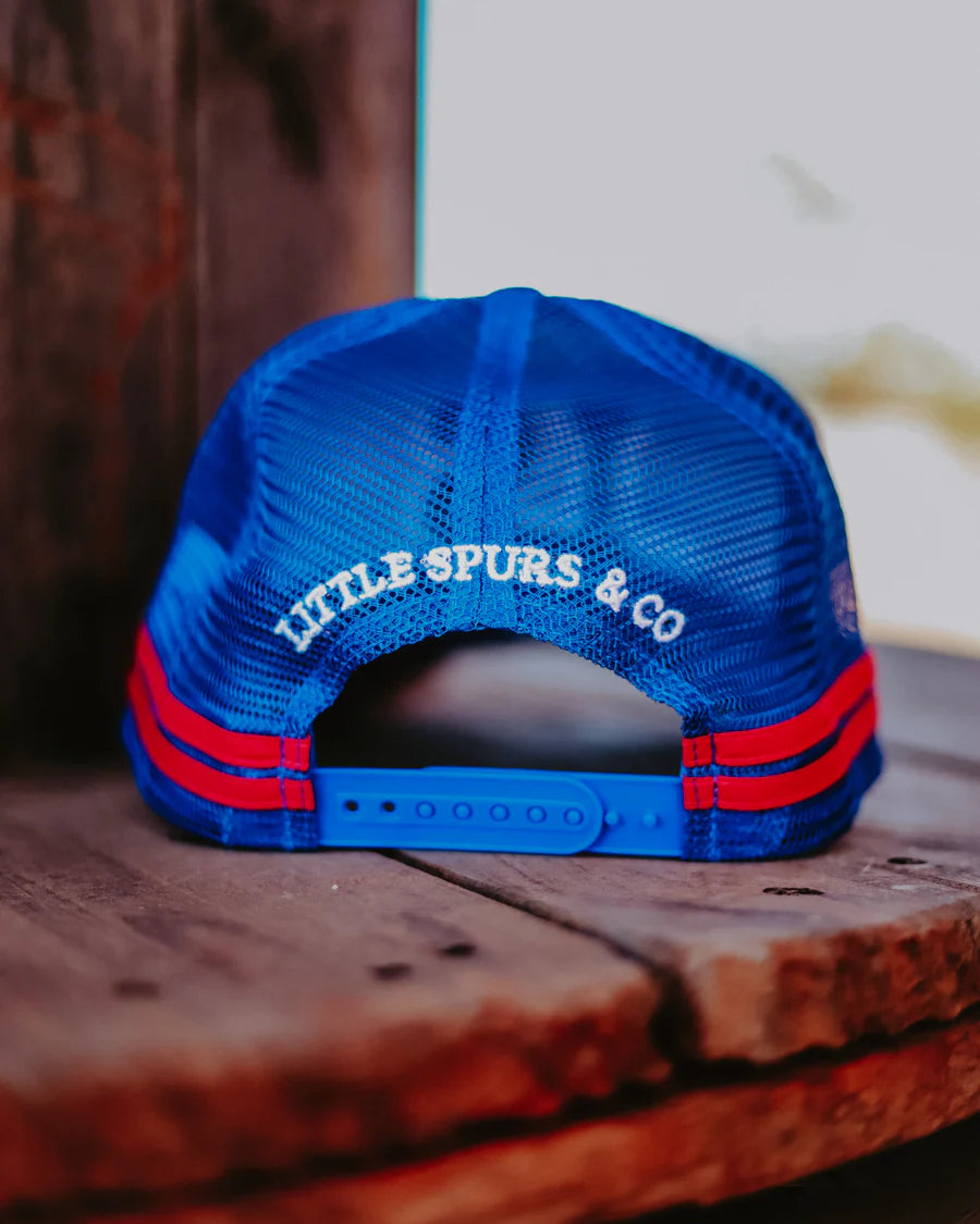 Little Spurs & Co Toddler Royal Blue Cap