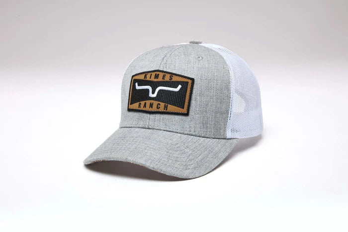 Kimes Ranch Railway Cap - Grey Heather