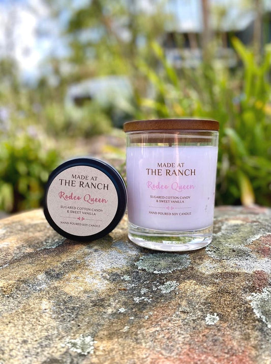 Made At The Ranch Soy Candle Medium with Box - Rodeo Queen