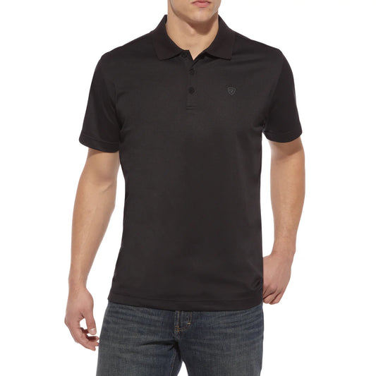 Ariat Mens TEK Polo - 10009062 - Black