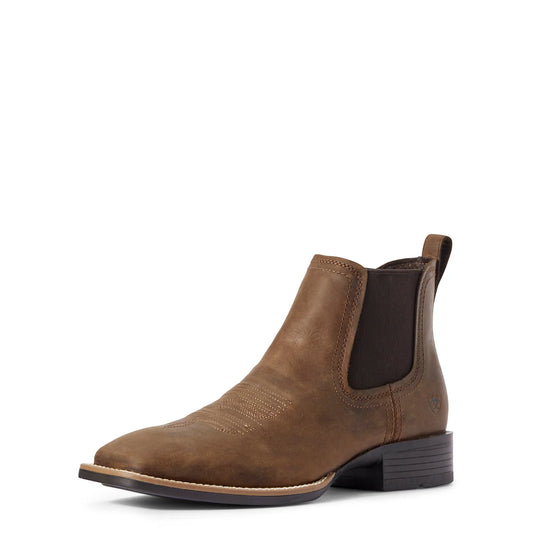 Ariat Mens Booker Chelsea Wide Square Toe Boot - 10031452