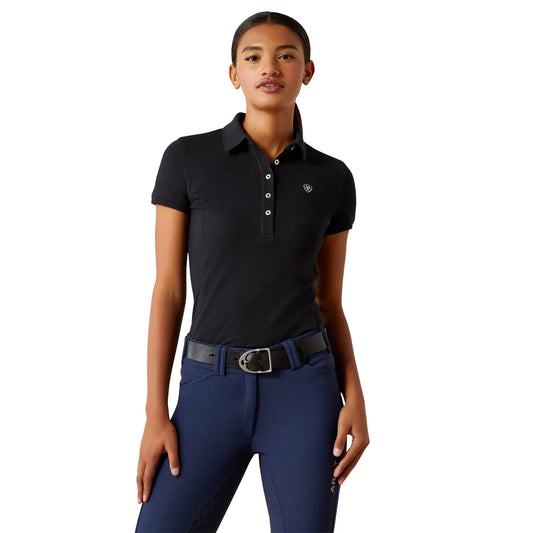 Ariat Ladies Prix 3.0 Polo - Black - 10055059