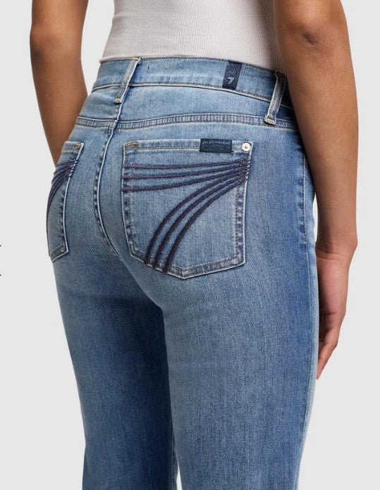 7 for all mankind Ladies DOJO Distress Authentic Light Update