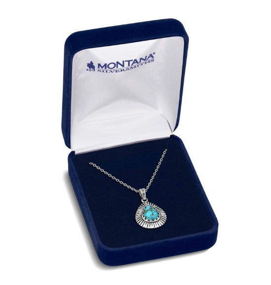 Montana Silversmiths - Montana Turquoise Sunrise Necklace - NC6195
