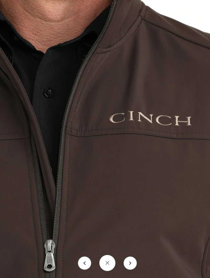 Cinch Mens Windproof Brown Jacket - MWJ1924002