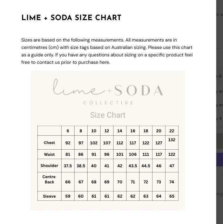 Lime & Soda Millie Dress