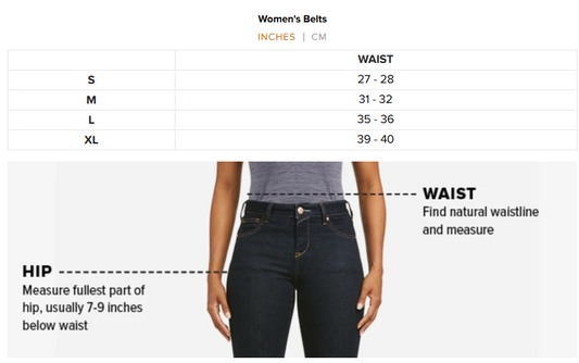 Ariat Ladies Flower Belt - Brown - A1510202