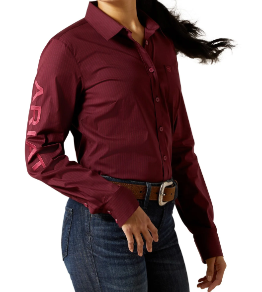 Ariat Ladies Team Kirby Stretch L/S Shirt - 10065841